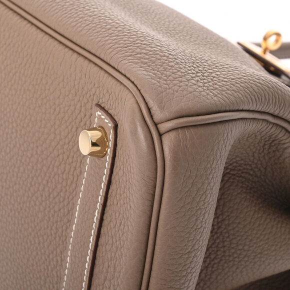 Hermes Birkin 30 Etoupe Hand Bag #139990H24B - Picture 7 of 12